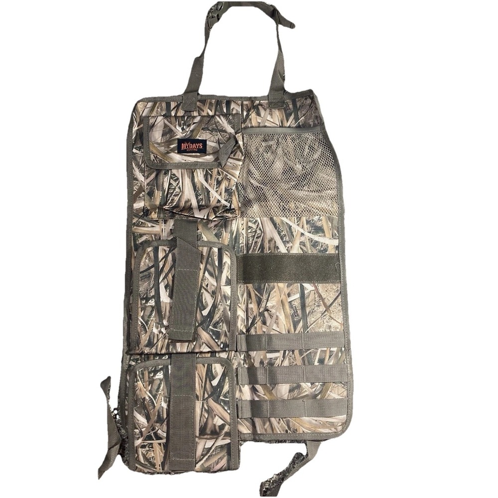 Set of 2 MYDAYS Hunting Camouflage Utility Pouch 5 Pockets Adjustable Straps